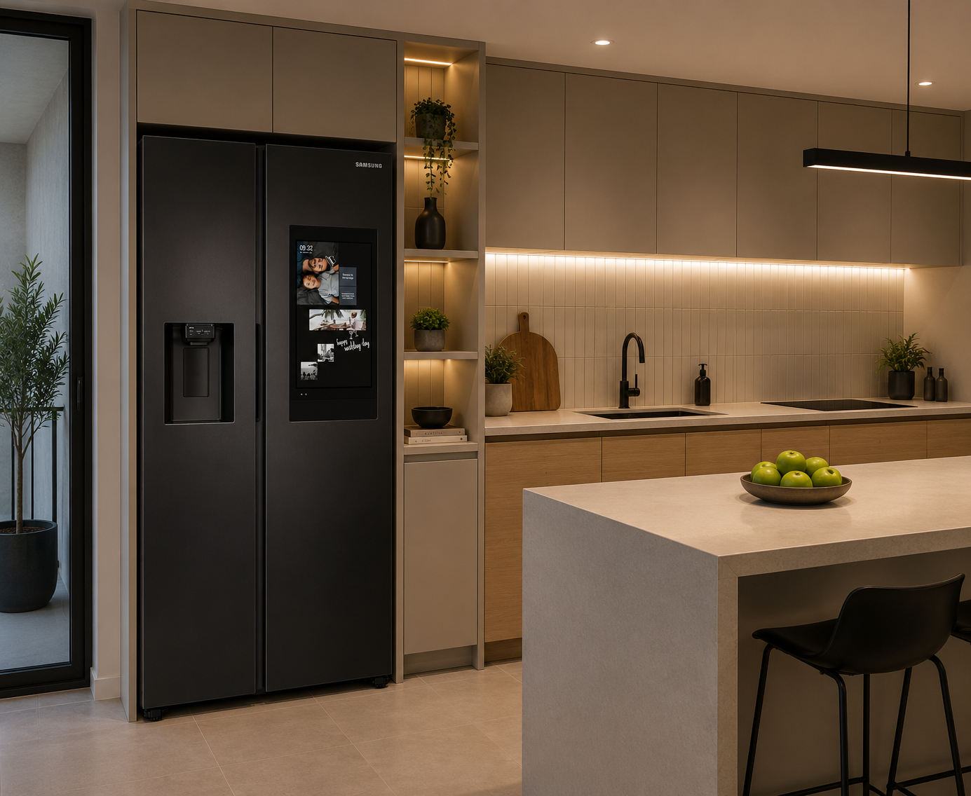 Heladera Samsung Bespoke Blanca French Door Rf29 709L